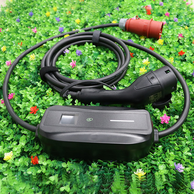 شارژر AC نوع 2 نوع 1 EV شارژر قابل حمل خودرو 11kw شارژر تک فاز