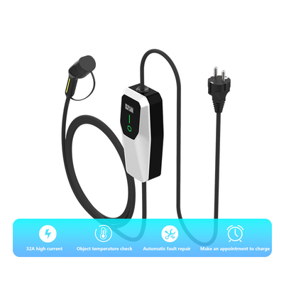 3.5kW 7kW 11kW EV شارژر Ac دسته شارژ قابل حمل IP65 ضد آب