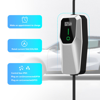 3.5kW 7kW 11kW EV شارژر Ac دسته شارژ قابل حمل IP65 ضد آب