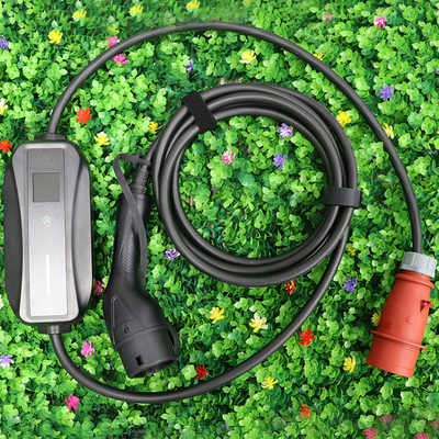 AC 3.5kW EVSE شارژر EV قابل حمل ایستگاه شارژ خودرو نوع 2 نقطه شارژ