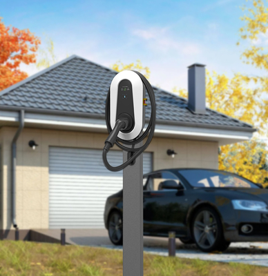 7kW سطح 2 EV شارژر Diy ایستگاه های شارژ خودروهای تجاری پروژه بیرونی دیوار Ac