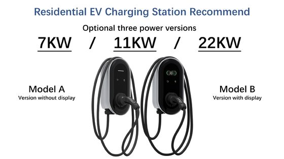 نوع 2 جعبه شارژر دیواری 7KW 11KW 22KW سطح 1 2 EV EU UK FR پرتغال