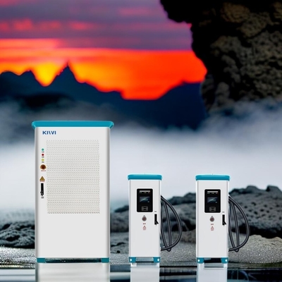 AC 380V 50/60H شارژر دوگانه EV ایستگاه های شارژ سریع خورشیدی عمومی