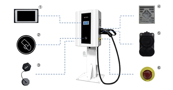 30KW 40KW تجاری داخلی عمومی ایستگاه های شارژ خودروها هتل ها خانوار