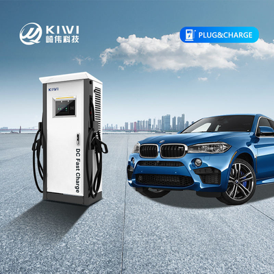 ایستگاه شارژ خودرو هوشمند EV نوع 1/2 با قدرت خروجی 60KW و شبکه فرکانس بالا