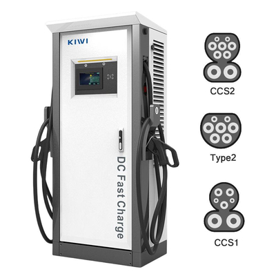 ولتاژ خروجی DC 200V-1000V 60KW 120KW CCS2 Chademo Type2 EV DC شارژر برای EV