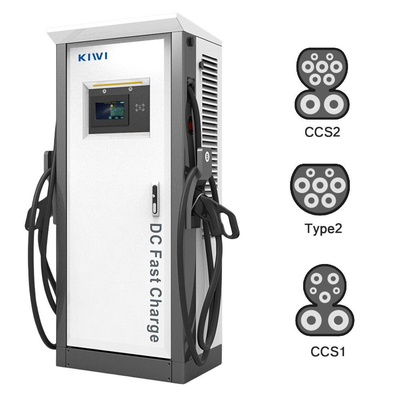 ولتاژ خروجی DC 200V-1000V 60KW 120KW CCS2 Chademo Type2 EV DC شارژر برای EV