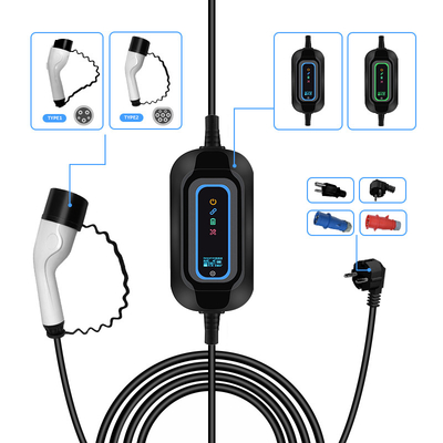 3.5KW Type 2 EV Plug IP67 شارژر سوار شده برای Tesla Model 3 در پارکینگ مرکز خرید