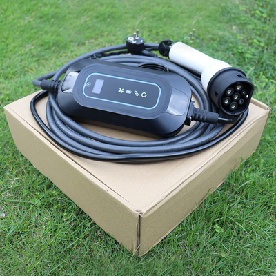 3.5kW سطح 2 EV شارژر قابل حمل پلاگین شارژ شروع 16A جریان خروجی برای فضای باز