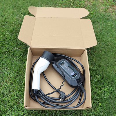 3.5kW سطح 2 EV شارژر قابل حمل پلاگین شارژ شروع 16A جریان خروجی برای فضای باز