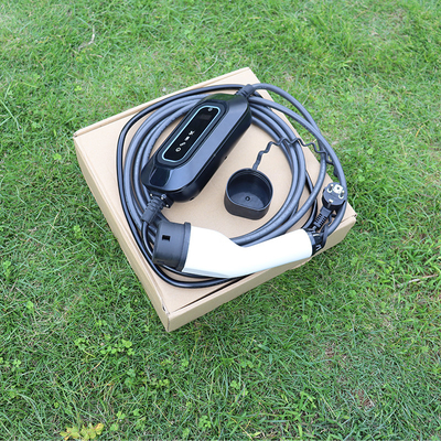 3.5kW سطح 2 EV شارژر قابل حمل پلاگین شارژ شروع 16A جریان خروجی برای فضای باز