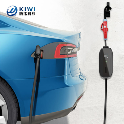KIWI GBT نوع 2 ایستگاه شارژ سریع خودروهای الکتریکی 16A شارژر EV قابل حمل برای BYD