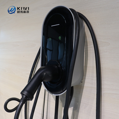جعبه شارژر EV دیواری 7-11KW برای شروع RFID و ارتباطات نقطه به نقطه