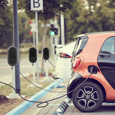 پارکینگ سوپرمارکت 11kW 22kW ایستگاه شارژ 3 فاز قابل حمل UL شارژر EV لیست شده