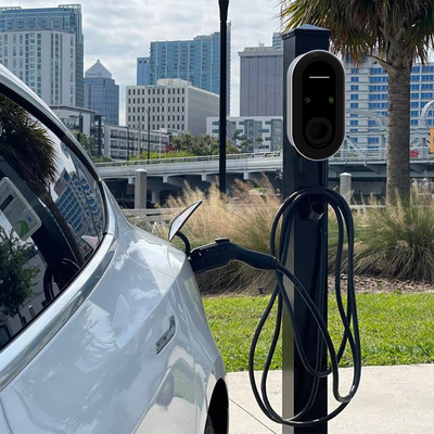 شارژر 32A 3 فاز نوع 2 EV برای Tesla Model 3 قابل حمل و فرکانس شبکه 50Hz±10Hz