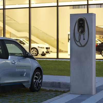 شارژر سطح 2 خودروهای الکتریکی 7kw با پلاگین Ev نوع 2 و نصب روی دیوار