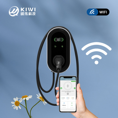 KIWI LCD Mini Opcc 220V Type 2 ایستگاه شارژ 7kW CCS EV شارژر برای اتومبیل های الکتریکی
