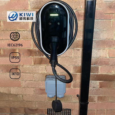 GBT Socket 1 Phase AC Level 2 EV Charging Station با خروجی 7KW و نظارت بر ولتاژ