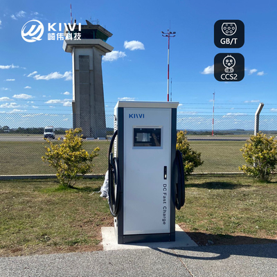60KW DC CCS2 CHAdeMO Type2 OCPP1.6 شارژر اتومبیل الکتریکی برای شارژ سریع 200V-1000V