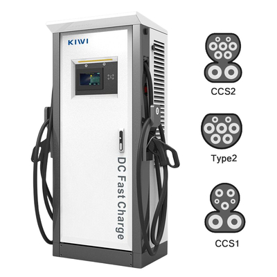 60kW 120kW خروجی در حال حاضر CCS2 Chademo Type2 EV DC شارژر برای خودروهای الکتریکی