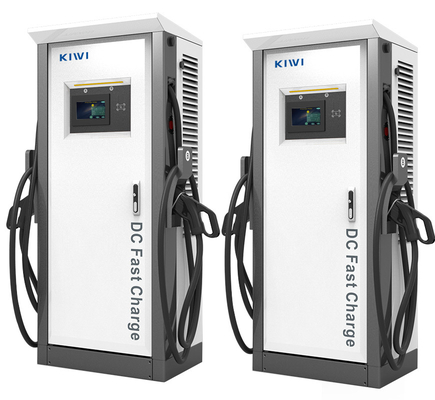 ایستگاه شارژ سریع 120 کیلو وات CCS1 CCS2 Car Chademo EV DC با فرکانس شبکه 50Hz±10Hz