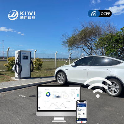 شارژر EV 120kW CCS طبقه 2 برای پارکینگ سوپرمارکت