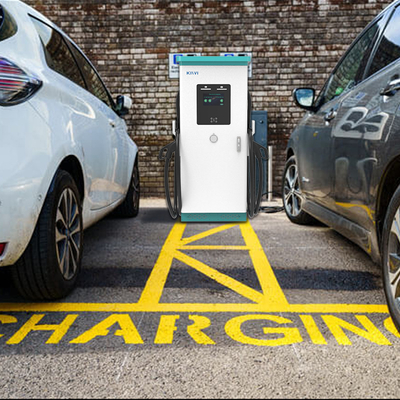 240KW جریان خروجی DC 60kw CCS Chademo شارژر EV Ocpp16.j شارژر سریع دو تفنگ