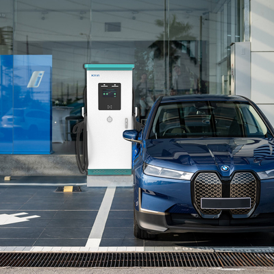 240KW جریان خروجی DC 60kw CCS Chademo شارژر EV Ocpp16.j شارژر سریع دو تفنگ