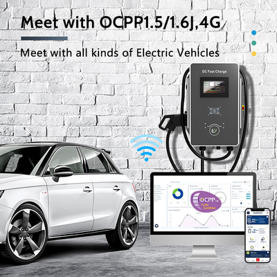 شارژر 30kW سریع SmartDC EV با سوئیچ 50Hz±10Hz فرکانس شبکه و حفاظت از نشت