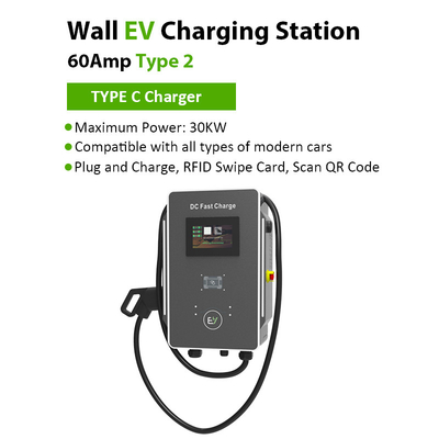 30kW/40kW شارژر خودروهای الکتریکی برای پارک پارک تفریحی RS485 ارتباطات