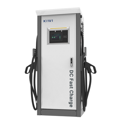 ایستگاه شارژ سریع خودروهای الکتریکی 120kw 3 فاز Chademo CCS1 CCS Type 2 شارژر سریع DC EV