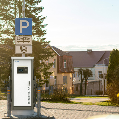 ایستگاه شارژ سریع خودروهای الکتریکی 120kw 3 فاز Chademo CCS1 CCS Type 2 شارژر سریع DC EV