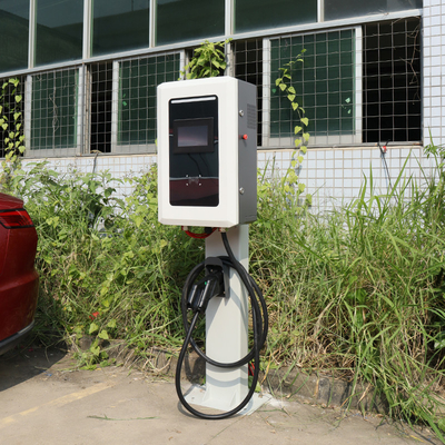 برنامه هوشمند 4G در فضای باز 20kW 30kW 40kW سطح 3 دیواری DC تجاری CCS1 CCS2 ایستگاه شارژ EV GB / T