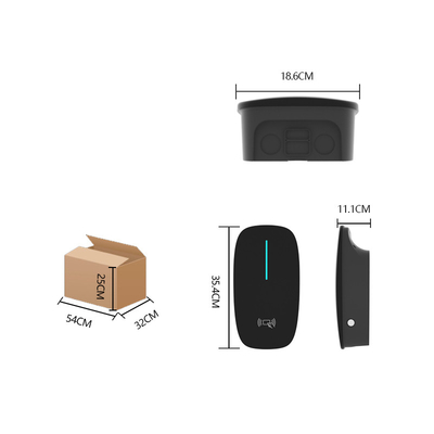 شارژر اتومبیل الکتریکی 220 ولت 7 کیلووات DC قابل حمل با تشخیص دمای اتصال و پایه کف نصب شده روی دیوار