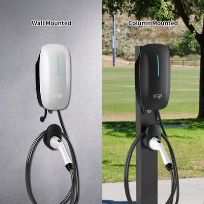 فروش مستقیم کارخانه پلگ AC سفارشی 7kw/11kw/22kw شارژر EV قابل حمل باتری خودرو ایستگاه شارژ خودرو