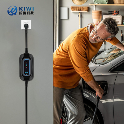 شارژر اتومبیل برقی خانگی قابل حمل نوع 2 3.5kw ایستگاه شارژ AC EV شارژر EV قابل حمل