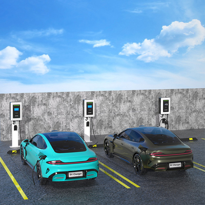 OEM خودروهای الکتریکی DC ماشین سریع EV شارژر عمومی Wallbox 20kW 30kW 40kW Chademo CCS CCS2 2 واحد اسلحه ایستگاه های شارژ EV