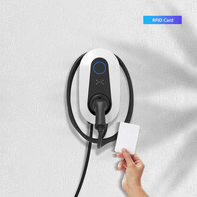 شارژر 7kW AC EV با پلاگین Type-1/Type-2/GB/T و RFID