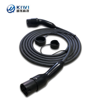 کابل شارژر قابل حمل خودروهای الکتریکی KIWI نوع 1 تا نوع 2 کلاس شعله UL94-V0